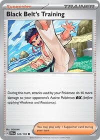 Black Belt's Training - SV09: Journey Together - Pokemon card