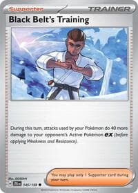 Black Belt's Training - SV09: Journey Together - Pokemon card