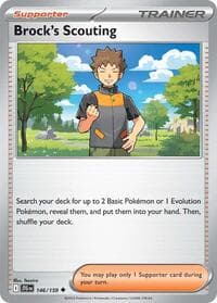 Brock's Scouting - SV09: Journey Together - Pokemon card