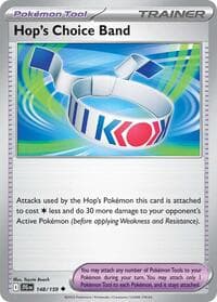 Hop's Choice Band - SV09: Journey Together - Pokemon card