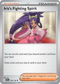 Iris's Fighting Spirit - SV09: Journey Together - Pokemon card