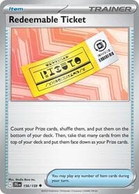 Redeemable Ticket - SV09: Journey Together - Pokemon card