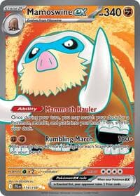 Mamoswine ex - SV09: Journey Together - Pokemon card