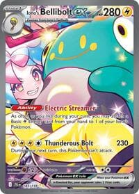 Iono's Bellibolt ex - SV09: Journey Together - Pokemon card