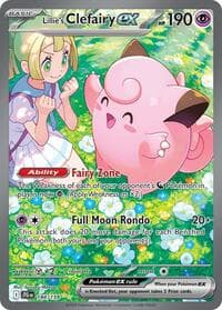 Lillie's Clefairy ex - SV09: Journey Together - Pokemon card