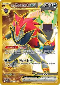 N's Zoroark ex - SV09: Journey Together - Pokemon card