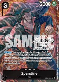 Spandine (Offline Regional Finalist Card Set 2025 Vol.1) - One Piece Promotion Cards - One Piece Card Game card