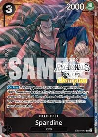Spandine (Online Regional Champion Card Set 2025 Vol.1) - One Piece Promotion Cards - One Piece Card Game card