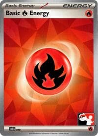 Basic Fire Energy - 010 - Prize Pack Series Cards - Pokemon card
