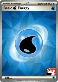 Basic Water Energy - 011 - Prize Pack Series Cards - Pokemon card