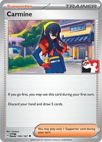 Carmine - Prize Pack Series Cards - Pokemon card