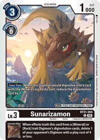 Sunarizamon - World Convergence - Digimon Card Game card