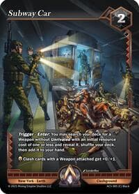 Subway Car - Equilibrium - Alpha Clash card
