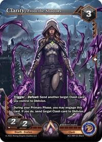 Clarity, From the Shadows - Equilibrium - Alpha Clash card
