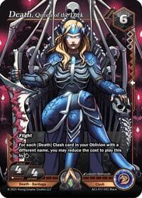 Death, Queen of the Dark - Equilibrium - Alpha Clash card