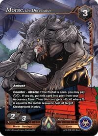Morac, the Desecrator - Equilibrium - Alpha Clash card
