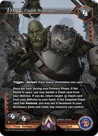 Trugg, Unruly Scavenger - Equilibrium - Alpha Clash card