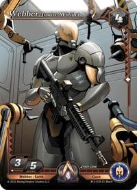Webber, Justice Wielder - Equilibrium - Alpha Clash card