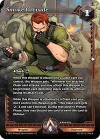 Smoke Grenade - Equilibrium - Alpha Clash card
