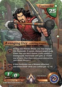 Avenging Guy, LARPing Expert - Equilibrium - Alpha Clash card