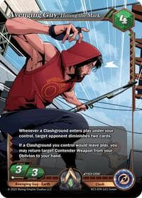 Avenging Guy, Hitting the Mark - Equilibrium - Alpha Clash card