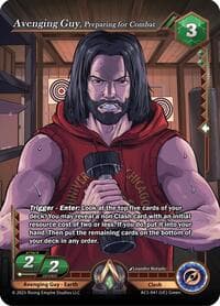 Avenging Guy, Preparing for Combat - Equilibrium - Alpha Clash card