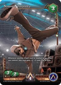 Sonoro, Pumped Up - Equilibrium - Alpha Clash card