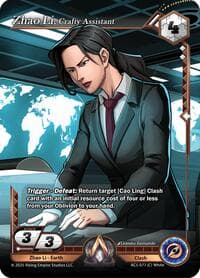 Zhao Li, Crafty Assistant - Equilibrium - Alpha Clash card