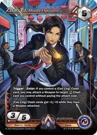 Zhao Li, Deadly Operative - Equilibrium - Alpha Clash card