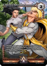 Clarity's Sacrifice - Equilibrium - Alpha Clash card