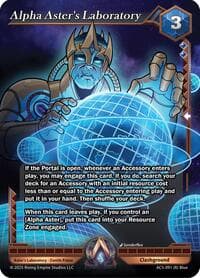 Alpha Aster's Laboratory - Equilibrium - Alpha Clash card