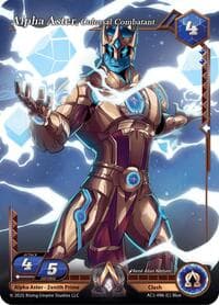 Alpha Aster, Colossal Combatant - Equilibrium - Alpha Clash card