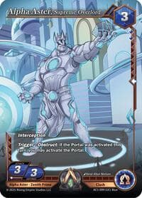 Alpha Aster, Supreme Overlord - Equilibrium - Alpha Clash card