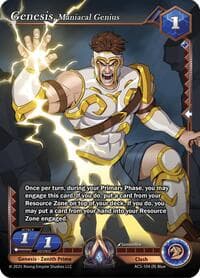 Genesis, Maniacal Genius - Equilibrium - Alpha Clash card