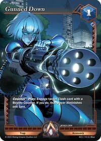 Gunned Down - Equilibrium - Alpha Clash card