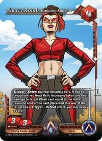 Cherry Bomb, Explosive Entrance - Equilibrium - Alpha Clash card