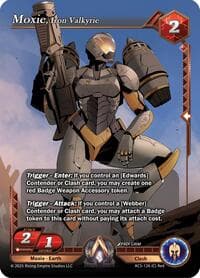Moxie, Iron Valkryie - Equilibrium - Alpha Clash card