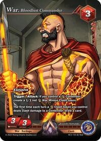 War, Bloodlust Commander - Equilibrium - Alpha Clash card