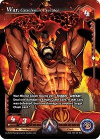 War, Cataclysmic Executor - Equilibrium - Alpha Clash card