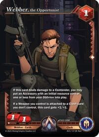 Webber, the Opportunist - Equilibrium - Alpha Clash card