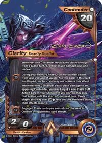 Clarity, Deadly Duelist (Iconic Rare) - Equilibrium - Alpha Clash card