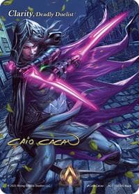 Clarity, Deadly Duelist (Iconic Art) - Equilibrium - Alpha Clash card