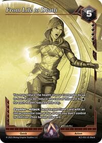 From Life to Death (Gold Chase) - Equilibrium - Alpha Clash card