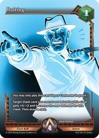 Baiting (X-RAY CHASE) - Equilibrium - Alpha Clash card