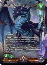 Avarice, the Iridescent - Equilibrium - Alpha Clash card