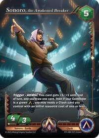 Sonoro, the Awakened Breaker - Equilibrium - Alpha Clash card