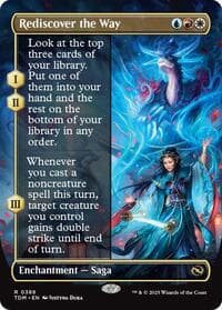 Rediscover the Way (Borderless) - Tarkir: Dragonstorm - Magic: The Gathering card