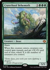 Craterhoof Behemoth - Tarkir: Dragonstorm - Magic: The Gathering card