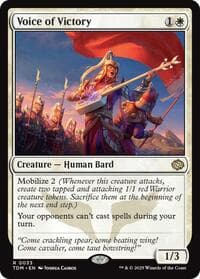 Voice of Victory - Tarkir: Dragonstorm - Magic: The Gathering card