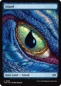 Island (0288) - Tarkir: Dragonstorm - Magic: The Gathering card